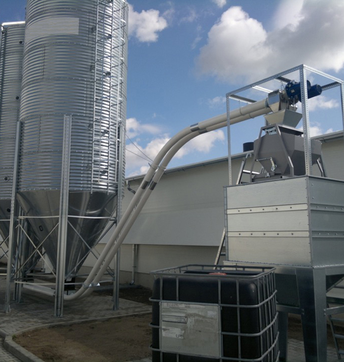 Continuous Batch Feed Weigher with Silo