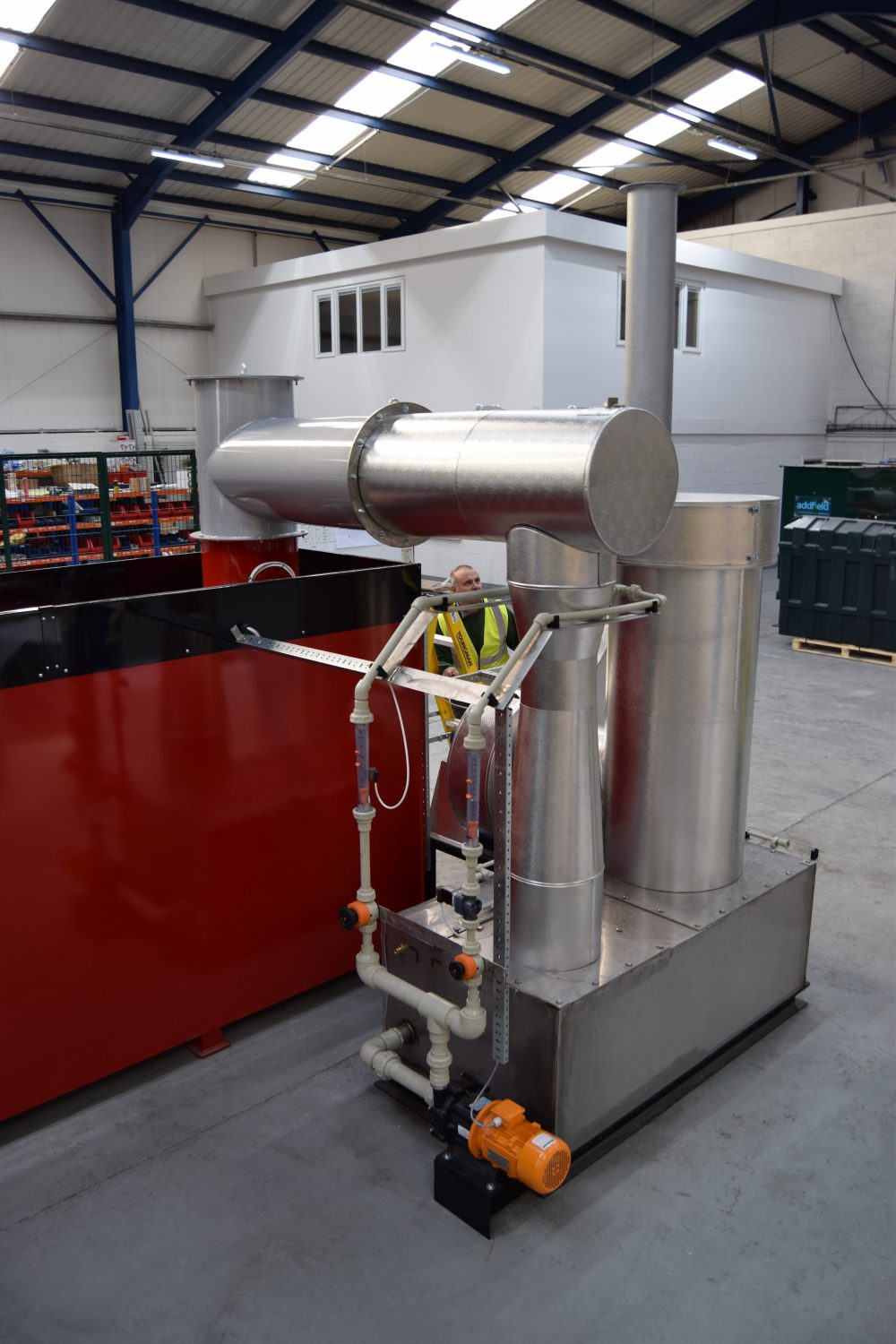 أجهزة Venturi لتنقية انبعاث الغاز الرطب من مخلفات الحرائق